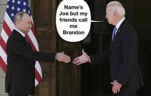 Biden Name's Joe Friends Call Me Brandon