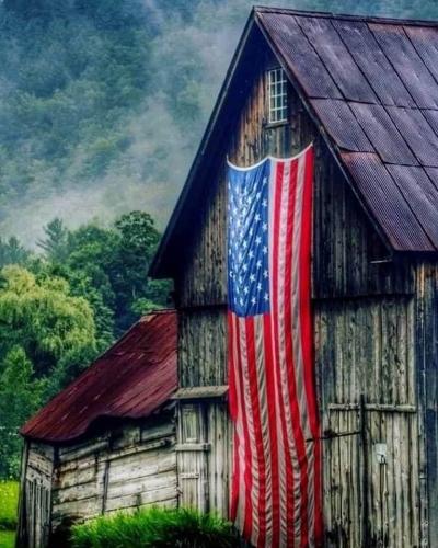 Flag - On barn 1