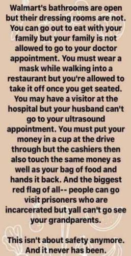 never has been about health