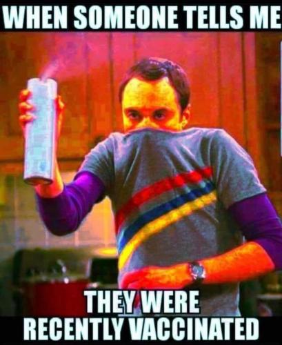 recently vaccinated