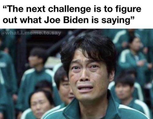 what is joe biden saying