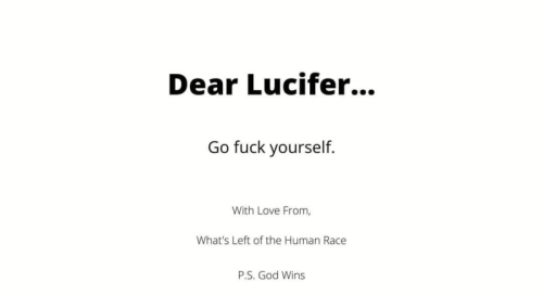 Dear lucifer