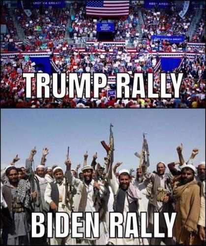 Trump Rally-Biden Rally