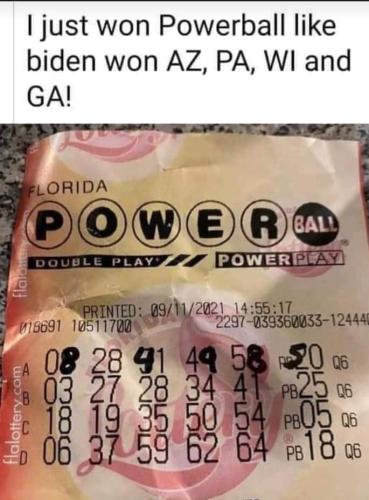 I won Powerball
