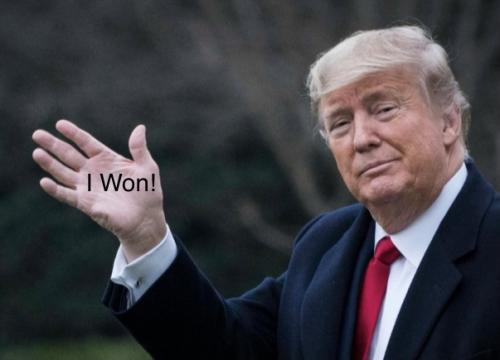 “I Won!” - President Trump
