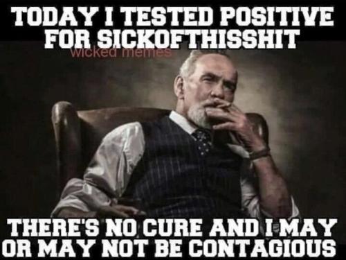today I tested positive