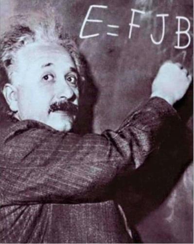 Einstein E=FJB