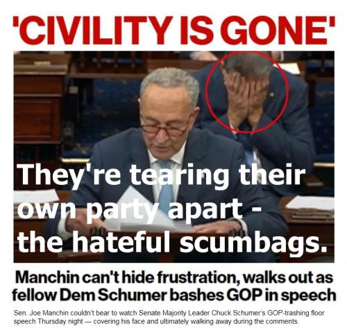 Manchin hands
