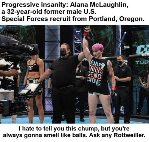 Progressive insanity Youre always going to smell like balls