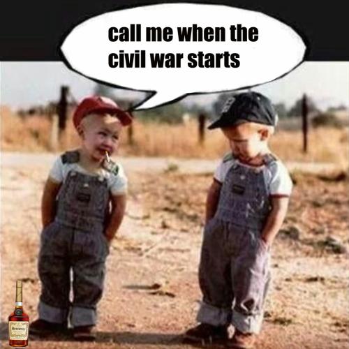 call me when the war starts