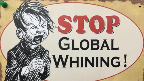 M whining