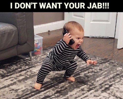 don't want jab