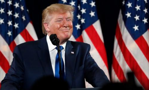 President Trump Smiles