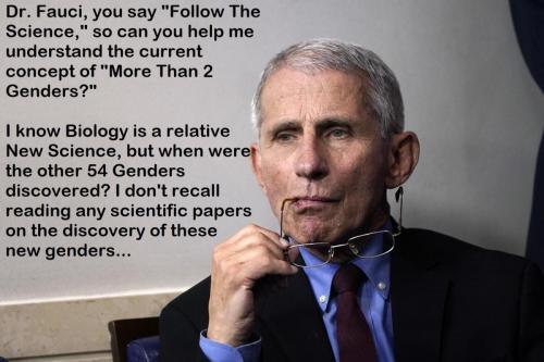 Fauci Explain Concept of 54 Other Genders