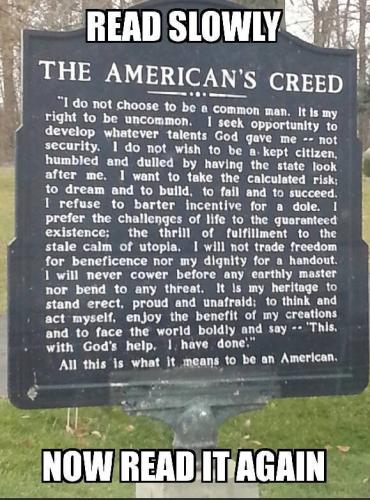 AMERICAN CREED