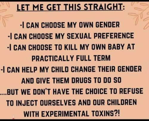 let me get this straight