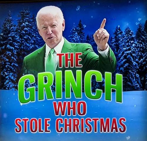 Biden The Grinch Who Stole Christmas