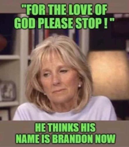 Dear Lord please stop he thinks he's Brandon now