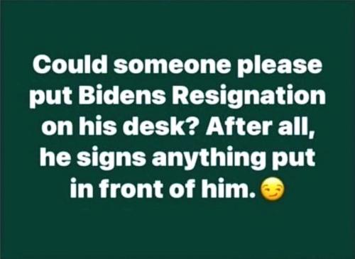 resignation