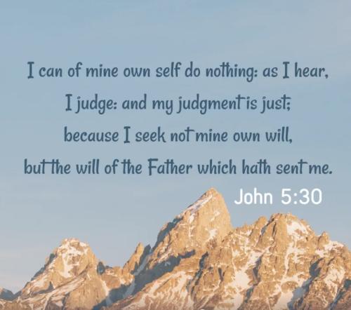 John 5:30