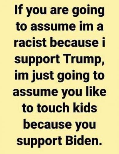 Trump - Supporting Trump over Biden