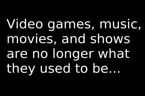 No Longer What It Used To Be