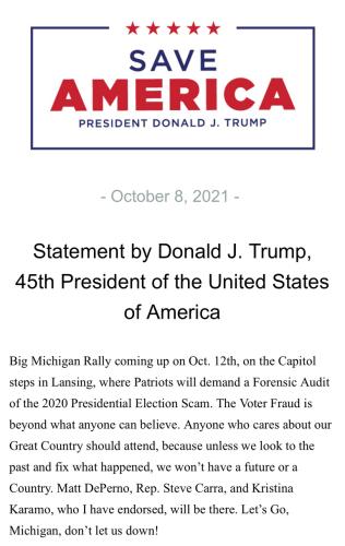 trump letter