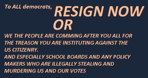 resign now