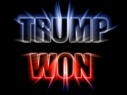 TrumpWonLightBurst