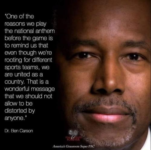 Ben Carson National Anthem