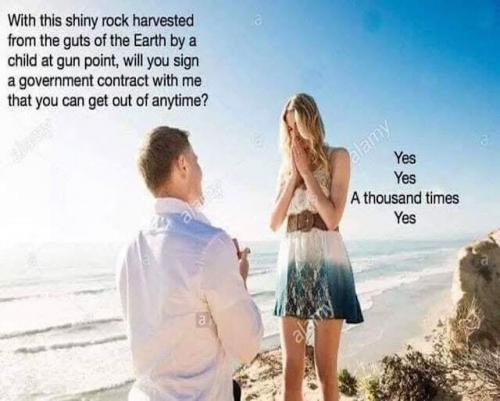 With this shiny rock harvested
