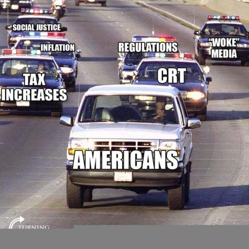 american being chased