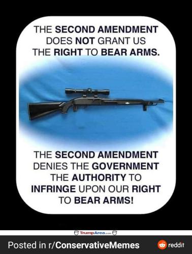 The second amendment