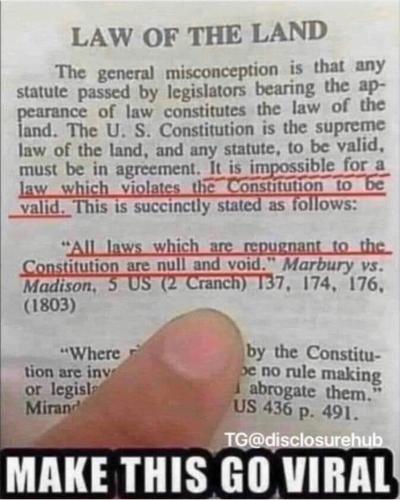 law of the land