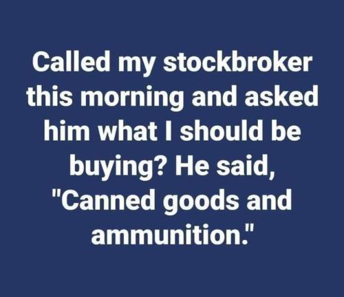 My Stockbrokers advice
