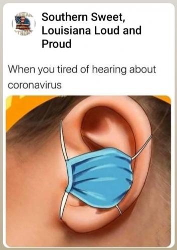 Funny - Coronavirus - Tired of hearing about it