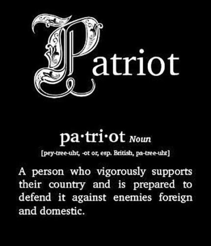 Founding Fathers Define Patriot