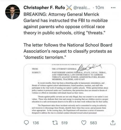 Domestic Terrorism what