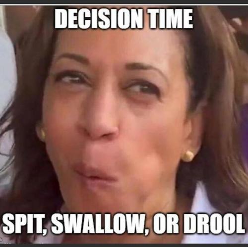 spit swallow or drool