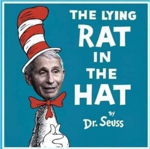 Fauci Lying Rat In The Hat