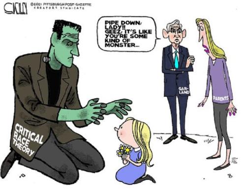 Garland Destroying America CRT Monster