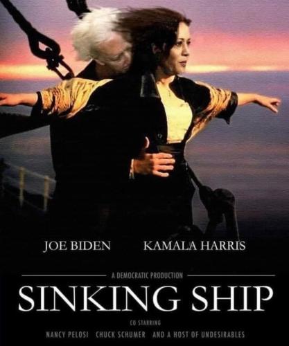 R sinking ship