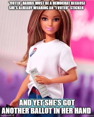 voter barbie