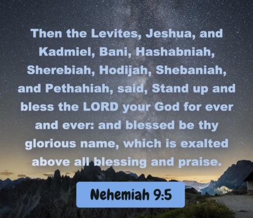 Nehemiah 9:5