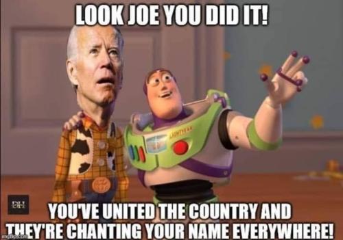 Look Joe you did it