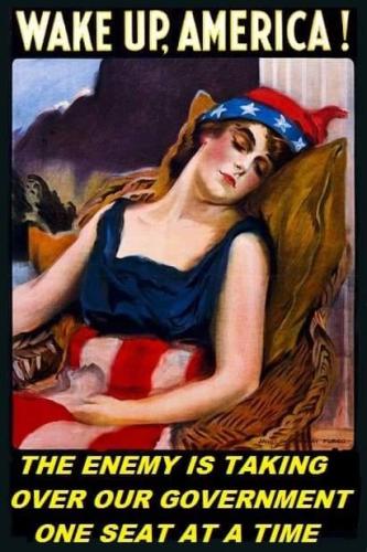 Wake up america the enemy is taking over