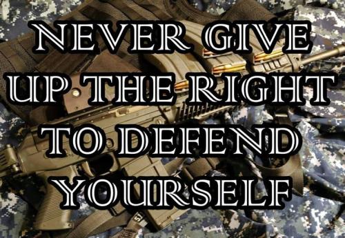 Never give up your guns