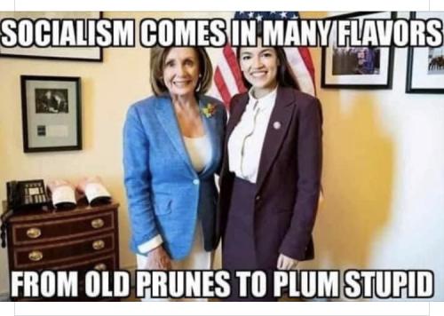 Pelosi and Ocasio-Cortez