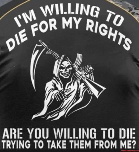 willing to die for my rights