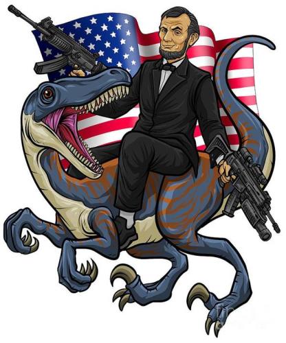 abraham-rides-a-dinosaur-merica-